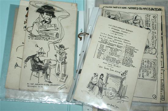 Album of old menus